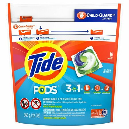 TIDE Pods Clean Brz 16Ct 50955